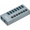 USB Hub i-tec USB 3.0 Charging HUB 7port + napájací adaptér 36 W (U3CHARGEHUB7)