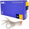 Rukavice EasyCare latexové púdrované M 100ks (nesterilné, biele)