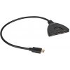 CABLETECH HDMI splitter 3/1 s káblom ZLA0310