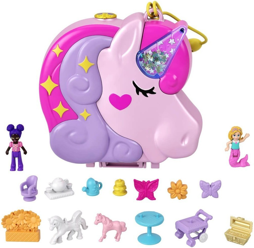 Mattel Polly Pocket Pidi svet do vrecka Čajový večierok jednorožcov