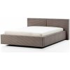 Svetlohnedá čalúnená dvojlôžková posteľ s úložným priestorom s roštom 180x200 cm Cube – Meise Möbel
