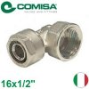 COMISA PEX šróbovacie koleno na závit 16x1/2