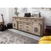 Bighome - IRON Príborník Mango 200x45x90 bielený, lakovaný