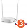 Tenda N301 Wireless-N Router, 802.11b/g/n, 300Mbps, 1x WAN, 3x LAN, 2x Fix. Ant. 5 dBi