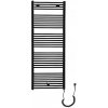 Aqualine Direct-E elektrický radiátor 600x1680 mm 800 W čierny ILE66TB