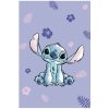 Jerry Fabrics Mikroflanelová deka Stitch fialová