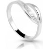 Cutie Diamonds Pôvabný prsteň z bieleho zlata s diamantmi DZ6736-2346-10-X-2 49 mm