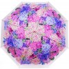 Hortenzie deštník dámský vystřelovací sv.růžový