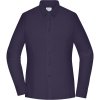 James & Nicholson Halenka JN 1371 slim fit, popelínová, dlouhý rukáv COT021371abs02-deep purple M Purpurová deep