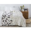 XPOSE® Mikroplyšová deka IVANKA s baránkom - sivá 200x220 cm, Mikroplyš s baránkom