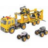 Wiky Vehicles Ťahač so 4 autami a efektmi 45 cm