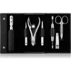 Zwilling Classic zafírový pilník 1 ks + špicatá pinzeta 1 ks + Zwilling Classic Inox klieštiky na nechty 11 cm + pinzeta šikmá 1 ks + obojstranný nástroj na manikúru 1 ks + klieštiky na nechty 1 ks +