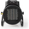 Nedis HTIF20FYW - Keramický Ventilátor s Vykurovacím Telesom v Industriálnom Štýle | Termostat | 3 Nastavenia | 2 000 W | Žltý