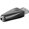 Redukcia USB A(F) -> jack 3,5(F)