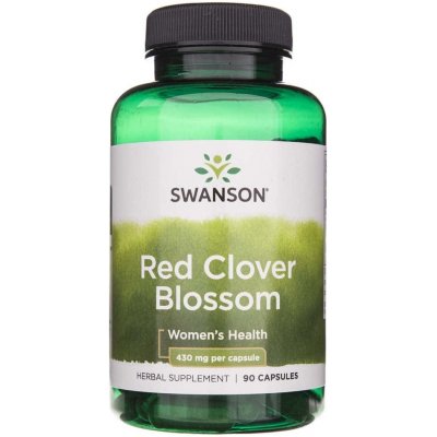 Swanson Plné spektrum kvetov červenej ďateliny 430 mg 90 kapsúl