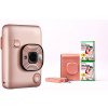 Fujifilm Instax Mini LiPlay Blush Gold + LiPlay Case Pink Bundle FTINFTVA2212