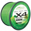 Mistrall šnúra Shiro braided line carp X4 300m 0,23mm zelená
