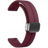 eses Silikónový remienok s magnetickou prackou pre Garmin Lily 2 a Garmin Lily 2 Active - Vínový, 14 mm