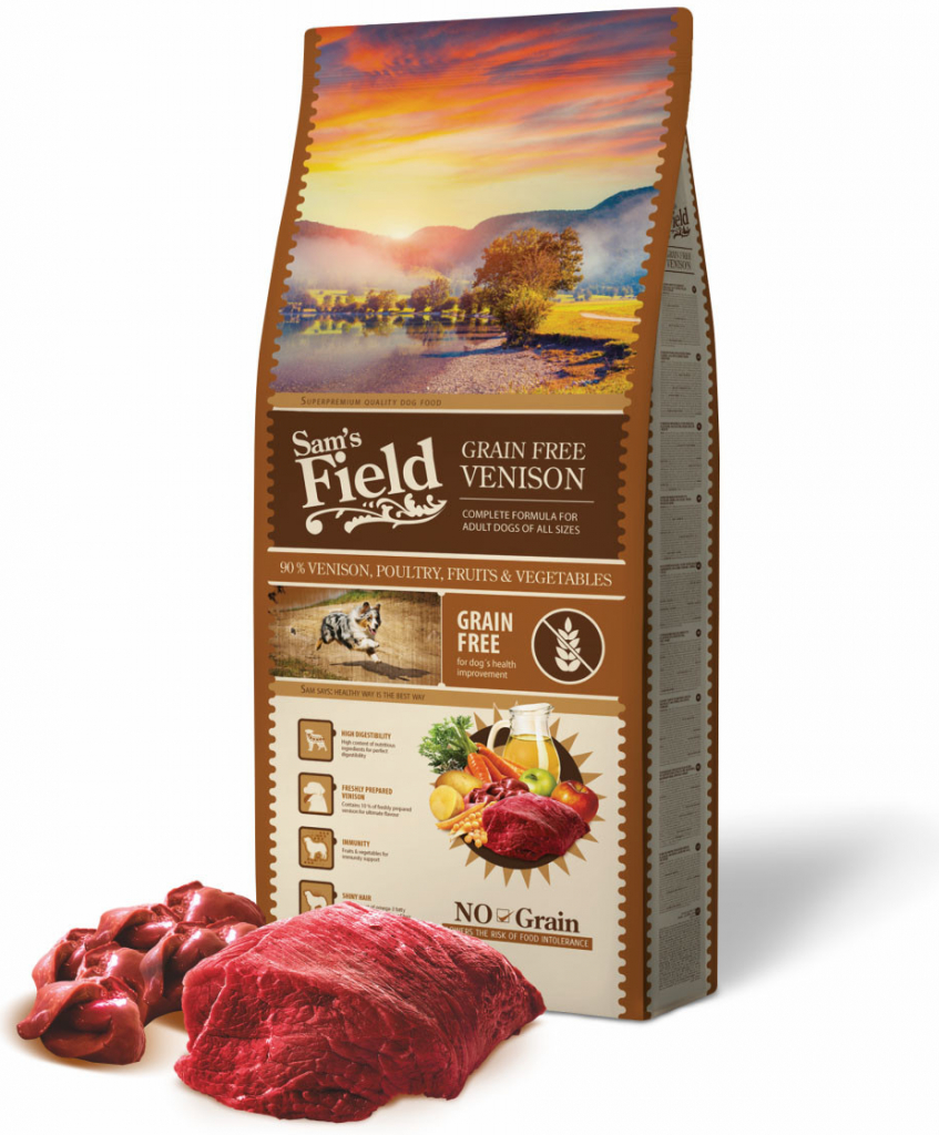 Sam\'s Field Grain Free Venison 13 kg