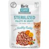 Brit Care cat kapsička Sterilized Fillets in Gravy with Healthy Rabbit 24 x 85 g