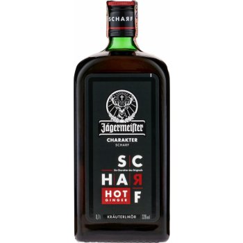 Jägermeister Scharf 33% 0,7 l (čistá fľaša)