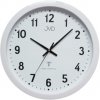 Rádiom riadené nástenné hodiny JVD RH652, biela 40cm