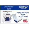 Overlock Brother 4234D - AKCIA + Veľký rozširujúce stolík