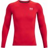 Pánske tričko Under Armour, HG ARMOUR COMP LS červená sm