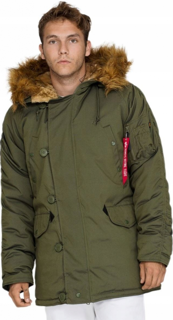 Alpha Industries zimná bunda Explorer Dark green zelená