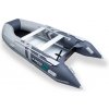 Gladiator CLASSIC B370 AL nafukovací čln s hliníkovou podlahou - šedo-šedý BS-B370ALGRAY23