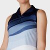 Dámska polokošeľa Callaway Golf GRADIENT WAVE S/L Polo PEACOAT XS