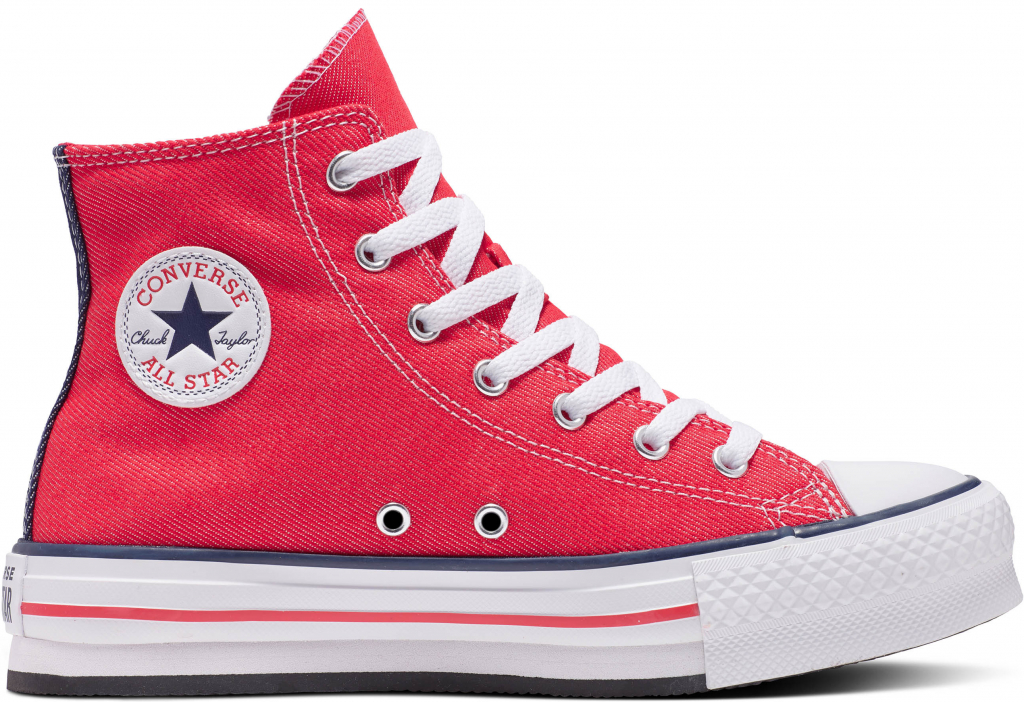 Converse Chuck Taylor All Star Eva Lift Platform Retro Denim topánky A06019C