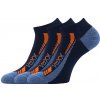 VoXX® Rex 19 Unisex nízke ponožky - 3 páry BM000005530500102521 tmavo modrá 43-46 (29-31)