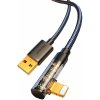 Joyroom SUL012A6 uhlový Lightning - USB na rýchle nabíjanie a prenos dát, 2,4 A, 1,2m, černý
