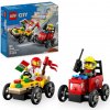 LEGO® City 60458 Pretekársky balíček: Rozvoz pizzy vs. hasičské auto