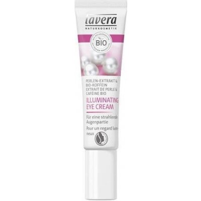 Lavera Rozjasňujúci očný krém Perlový extrakt & Bio kofeín (Illuminating Eye Cream) 15 ml