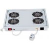 Vent.j. horný (spodný) 4x ventilátor 220V/92W sivá, RAC-CH-X04-X3