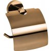 Držiak toaletného papiera Bemeta Coral s krytomvo farbe Coffe-Gold 158112012