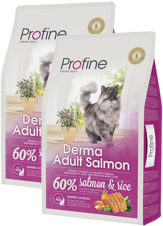 Profine Cat Derma Adult Salmon 2 x 10 kg