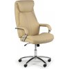 Kancelárske kreslo NEXUS, pravá koža, béžové