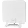 NEDIS aktivní pokojová DVB-T/T2 anténa/ FM / UHF / VHF/ rozsah příjmu 0-25 km/ LTE700/ zesílení 30 dB/ ABS/ bílá ANIR2502BK700
