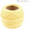 Vyšívacia priadza Perlovka, svetložltá