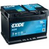 EXIDE Start-Stop AGM 12V 70Ah 760A EK700 nabitá autobatéria