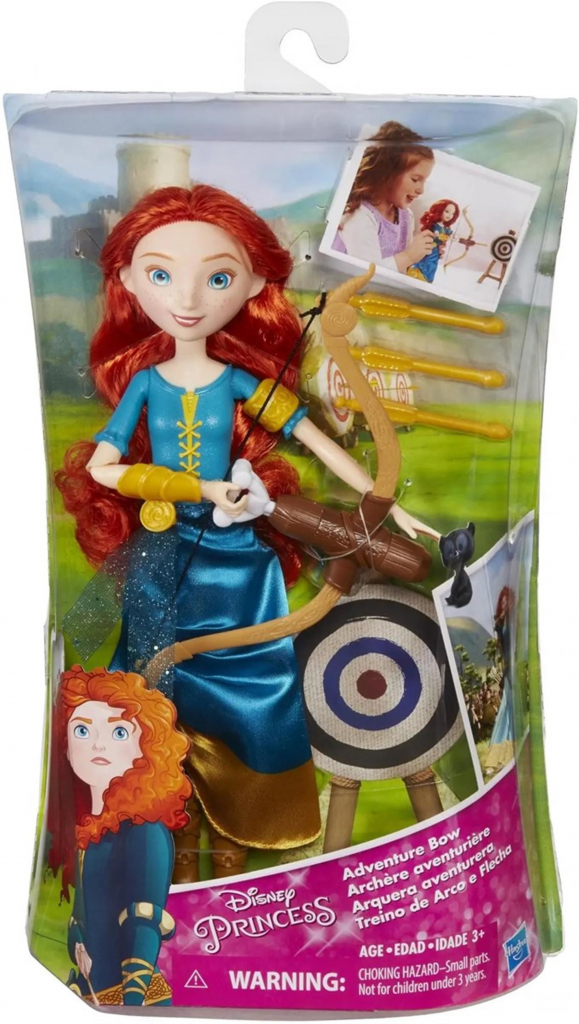 HASBRO Disney Princess Merida Royal Glitter Doll