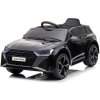 JOKO Elektrické autíčko AUDI RS 6, penové kolesá, kožené sedadlo, USB a MP3 vstup, čierne