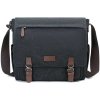 Canvasio plátená crossbody taška Sunborl Čierna 20L