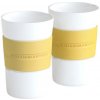 Moccamaster porcelánový hrnček, 200 ml, set 2 ks, žltý