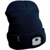 Čiapka s čelovým LED svetlom Beanie Hat, 4x25lm, nabíjanie cez USB