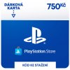 ESD SK - PlayStation Store el. peňaženka - 750 Kč (SCEE-CZ-00075000)