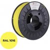 C-TECH Tisková struna (filament) PREMIUM LINE, PETG, sírová žlutá, RAL1016, 1,75mm, 1kg